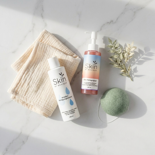 Gesichtsreinigung Set mit Aloe & Lindenblüte (abends und morgens)