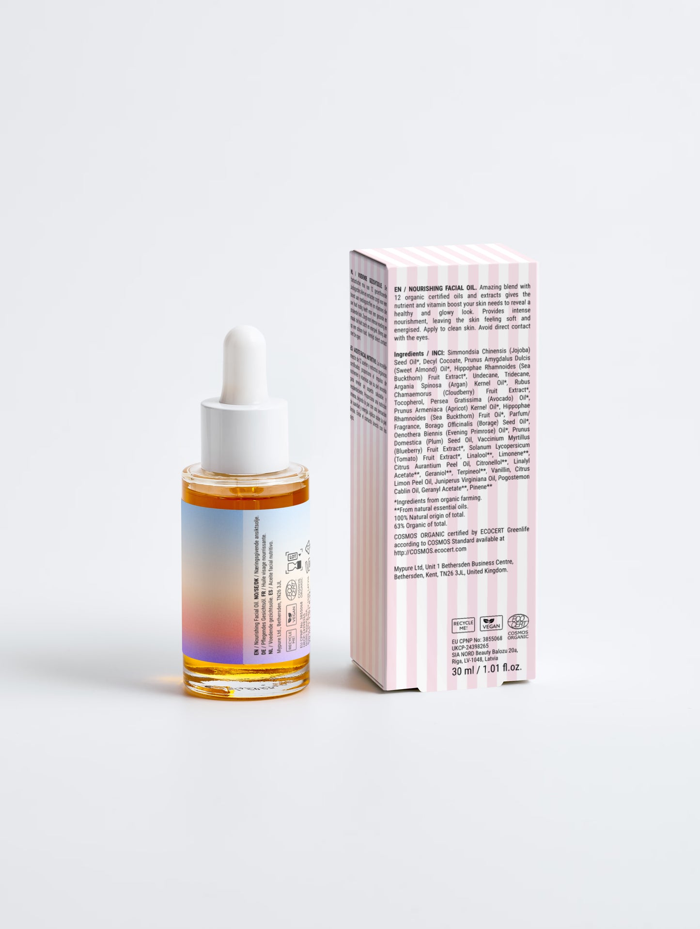 Bio Gesichtselixier aus 11 Bio Ölen für trockene & reife Haut