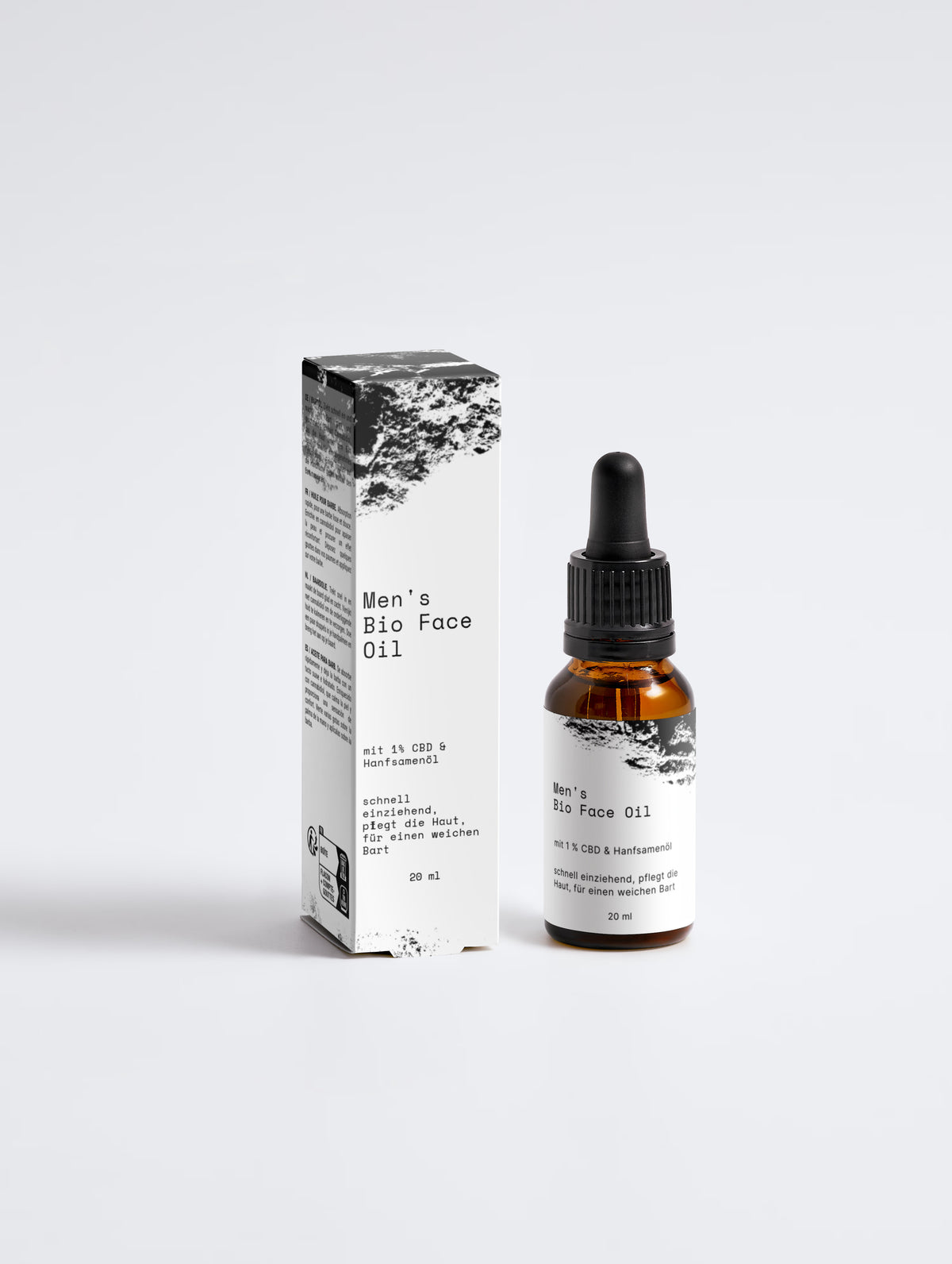 Men's Bio Face Oil mit 1% CBD & Hanfsamenöl