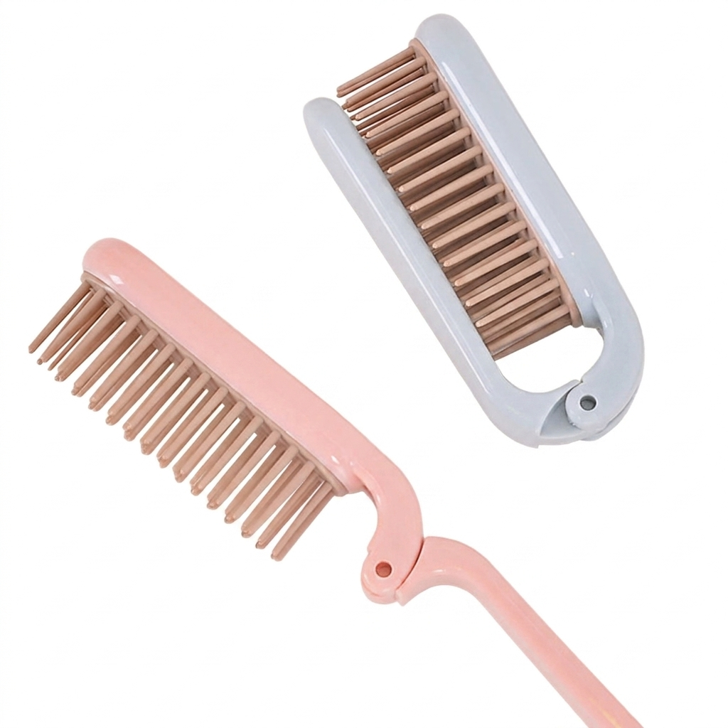 Hair Detangling Brush (foldable, for travel)