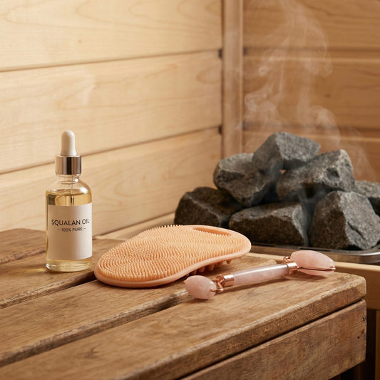 After-Sauna Regenerations-Set für Gesicht, Körper & Haare